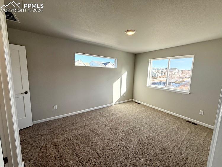 Primary Suite with a walk-in closet and primary bathroom!