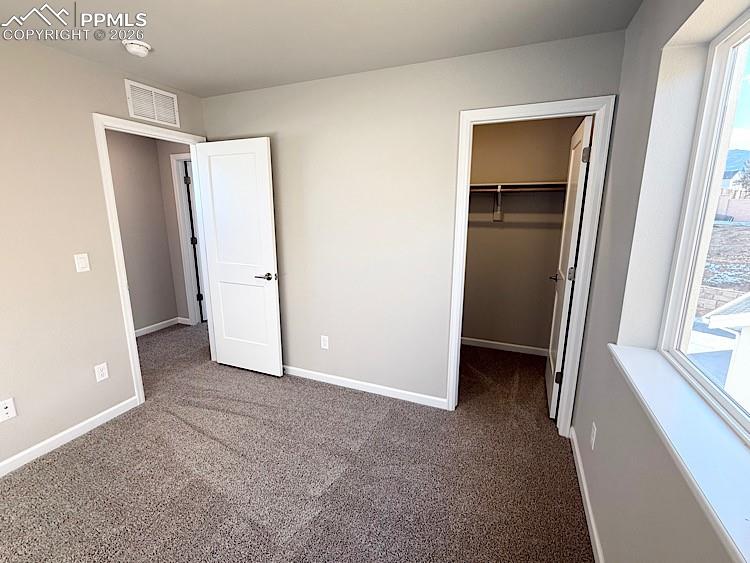 3rd Bedroom with a walk-in closet!