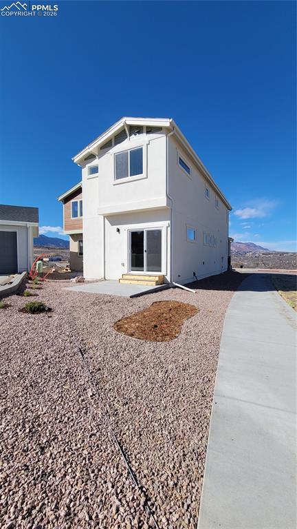 Patio at the rear of the home! 