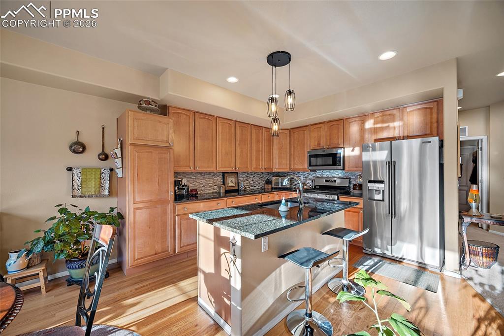 Upgraded Stainless steel appliances and gas oven. 