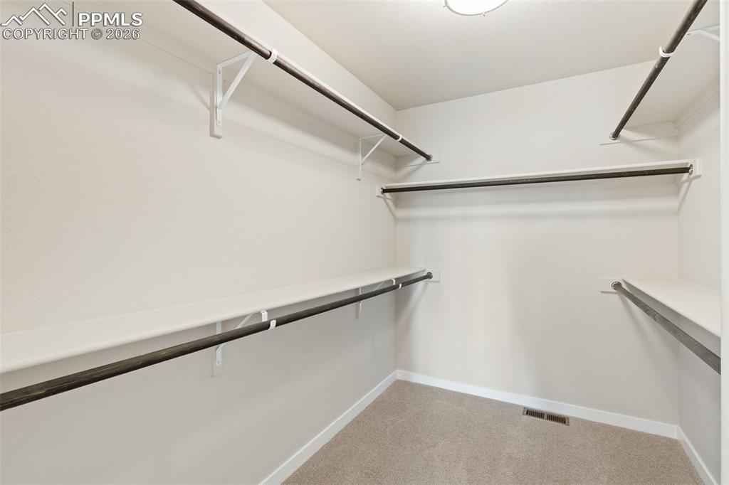 Primary walk-in closet