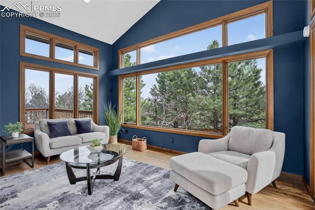 Living room w/ walk-out