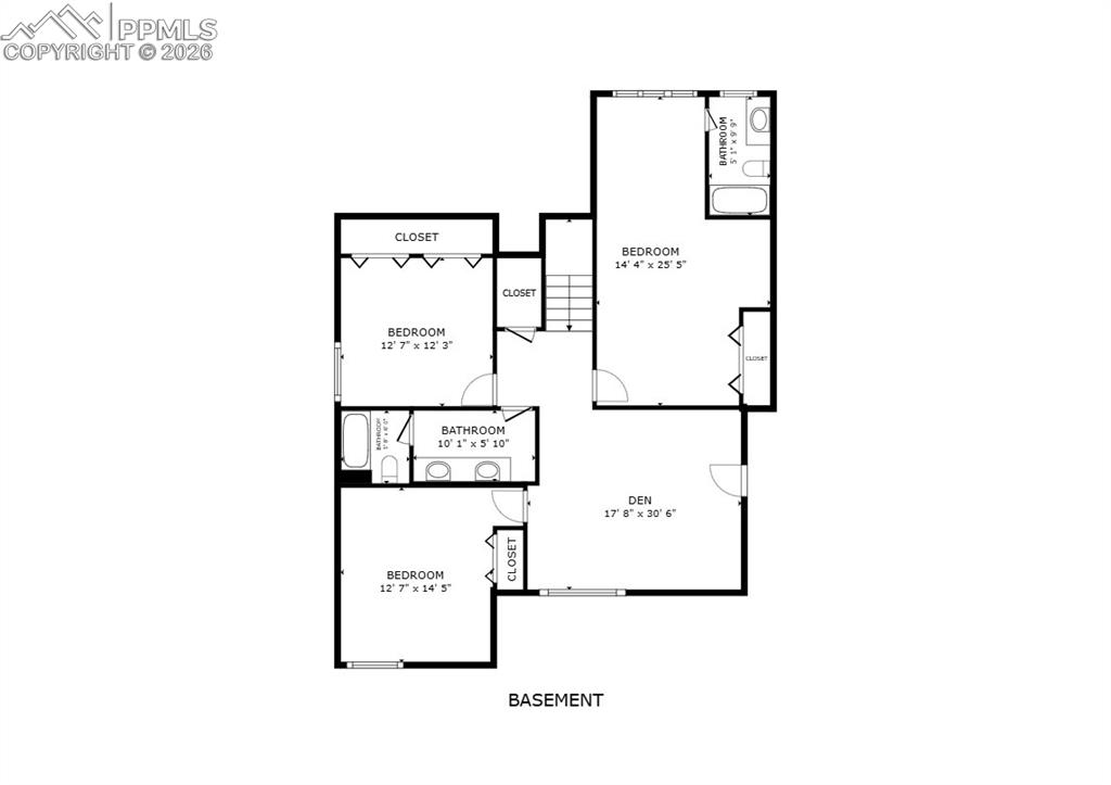 Floor plan - basement

