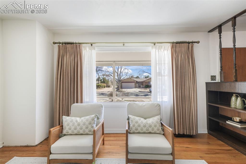 Sitting area with natural light