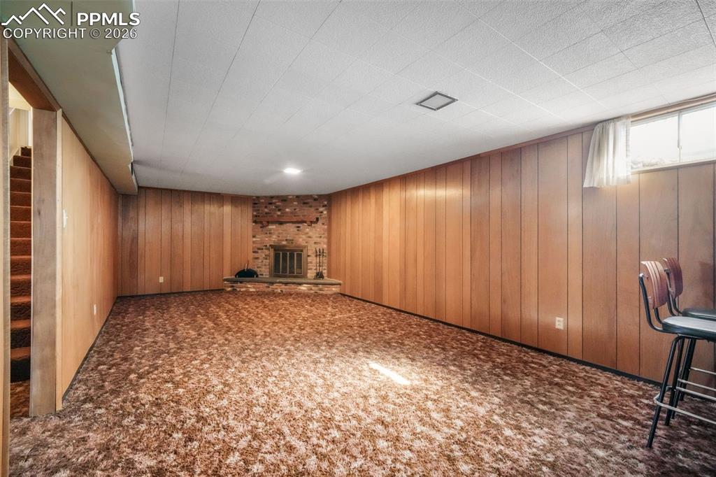 Basement family room