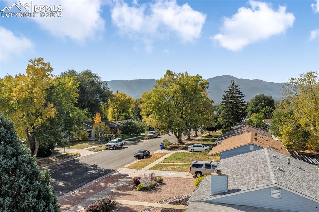 Aerial view of property