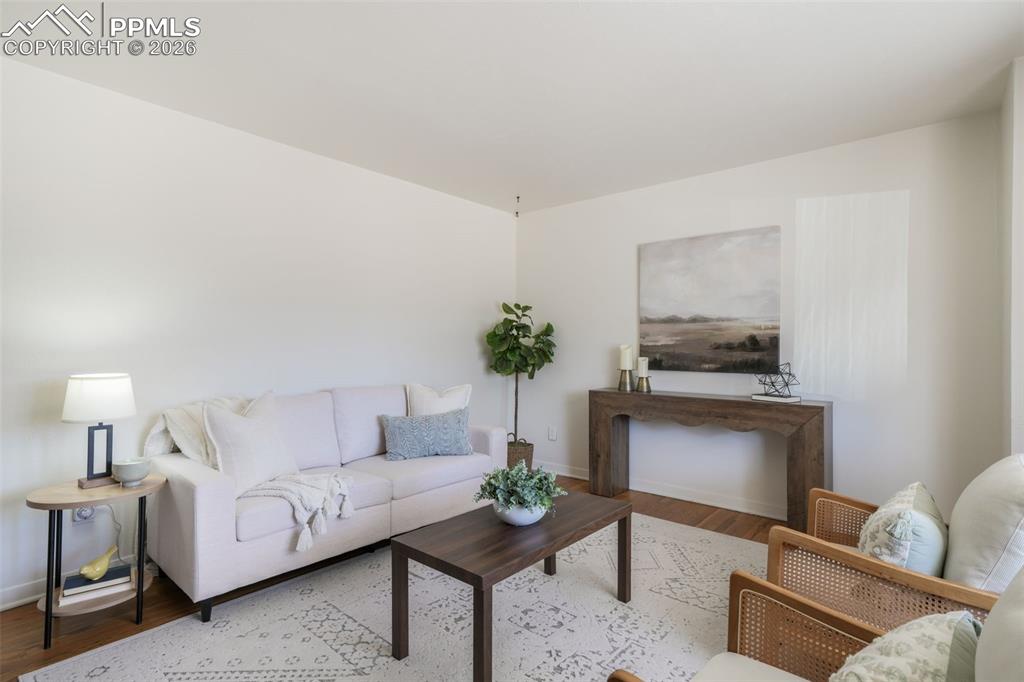 Main living room with natural light