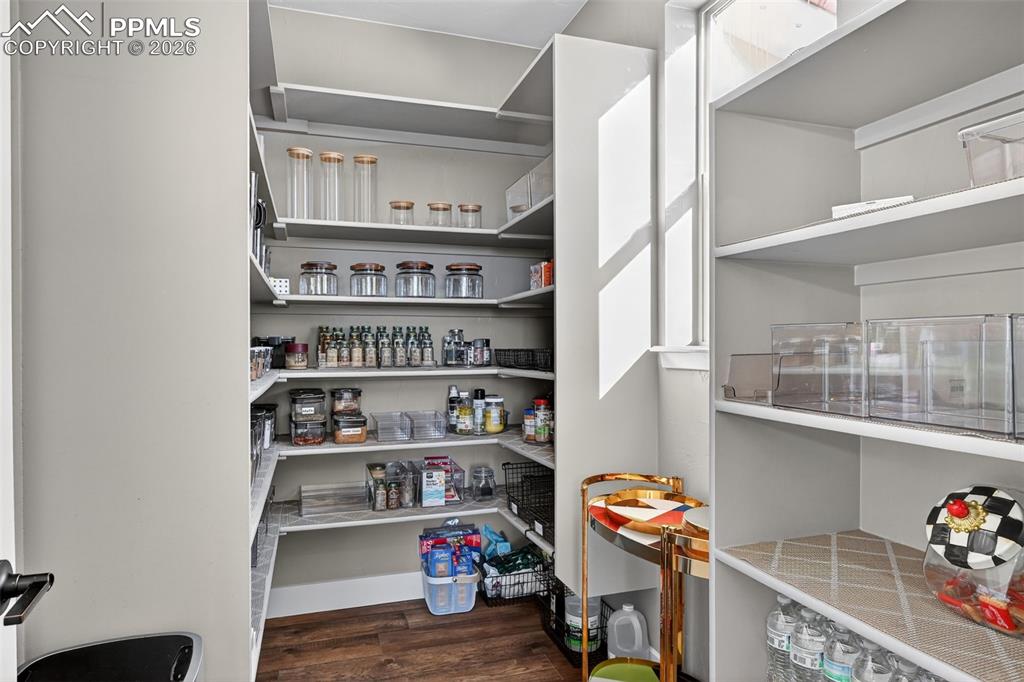 large walk-in pantry