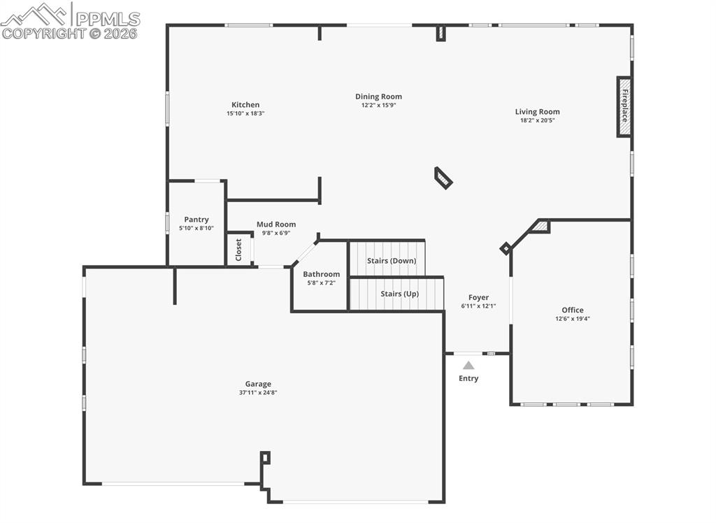 main level floor plan