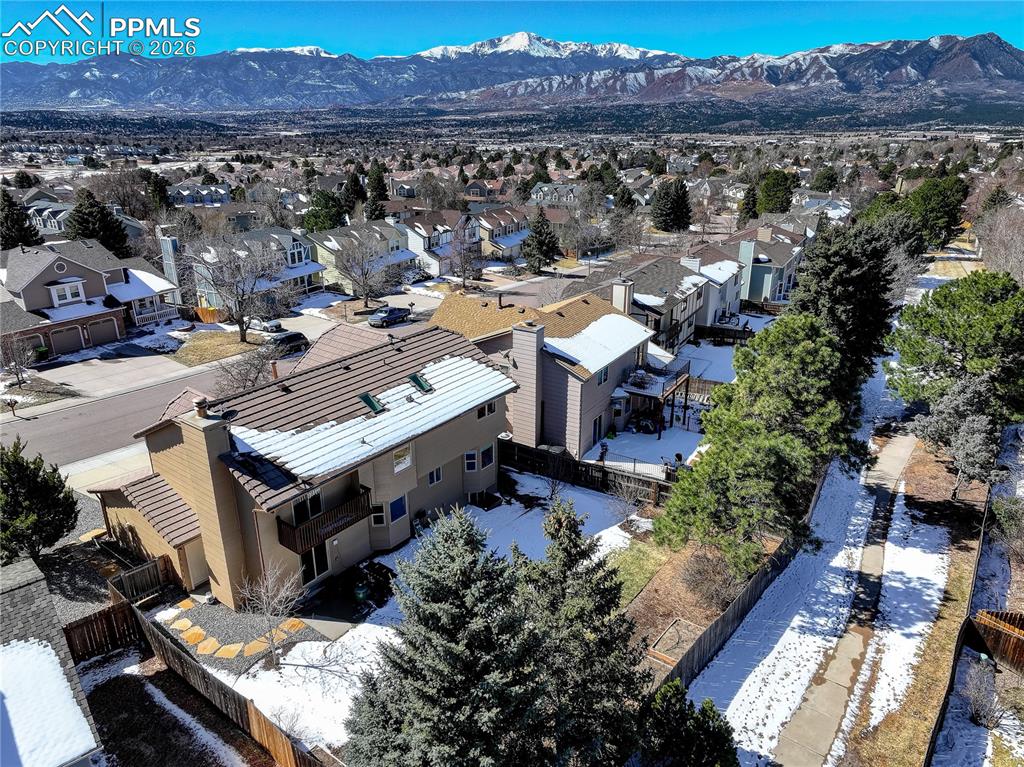 Property backs to community trail