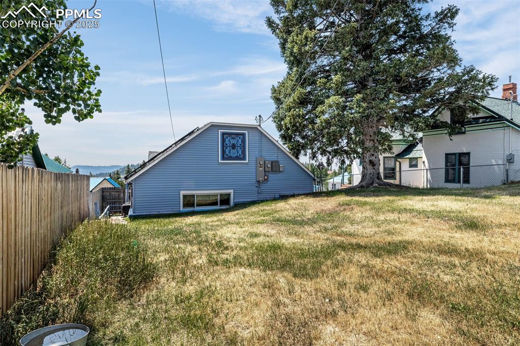 Rear view of property