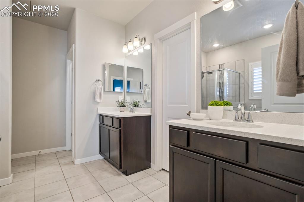 Separate sinks- just like it should be. 