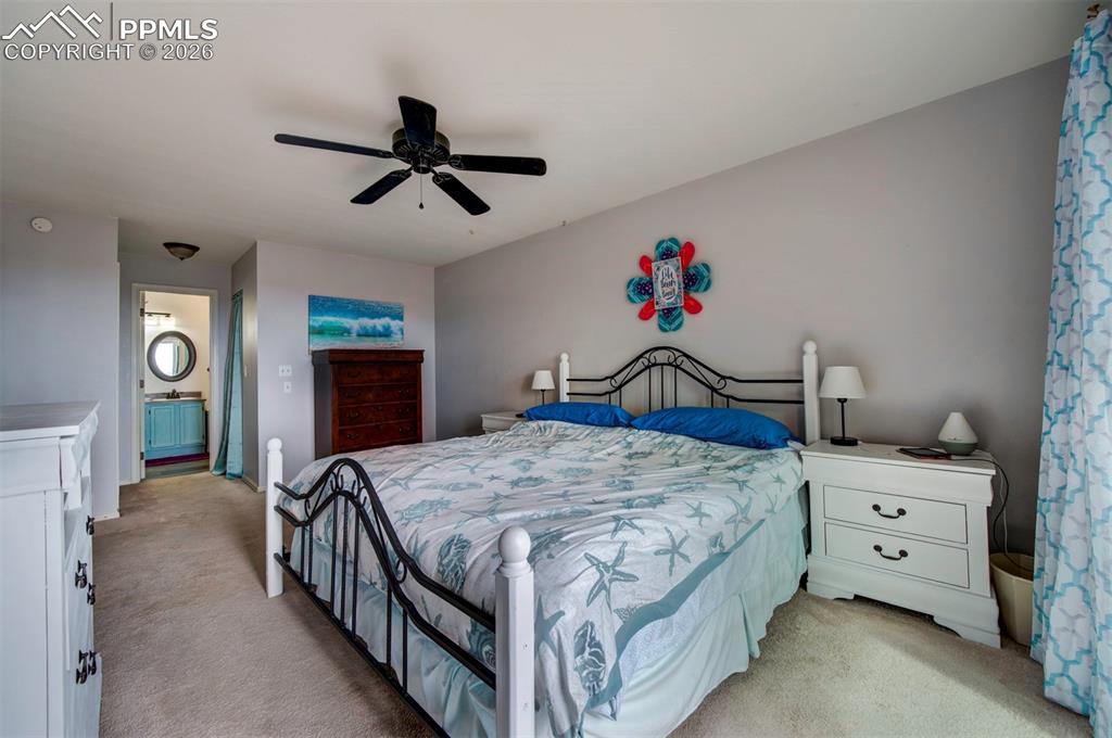 Master bedroom upper level