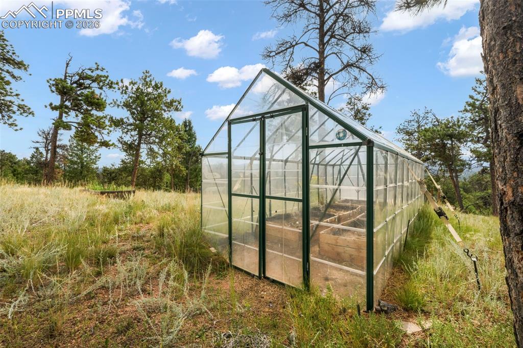 View of greenhouse
