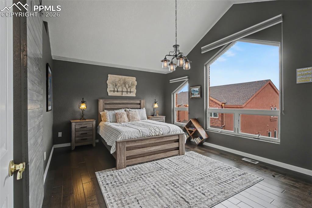 Upper level, windows facing SW with amazing views