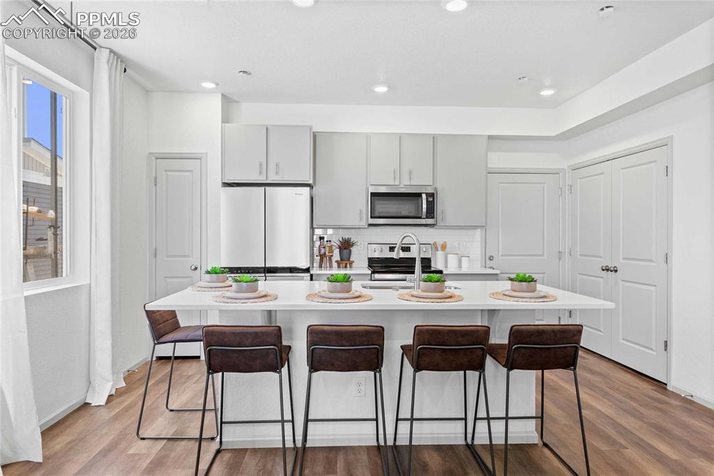 Photos of a model homes