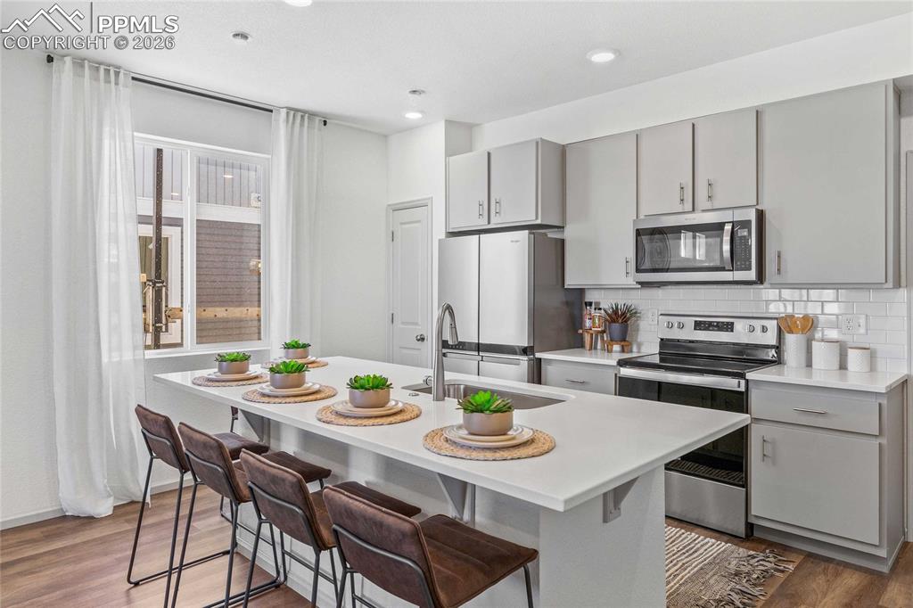 Photos of a model homes