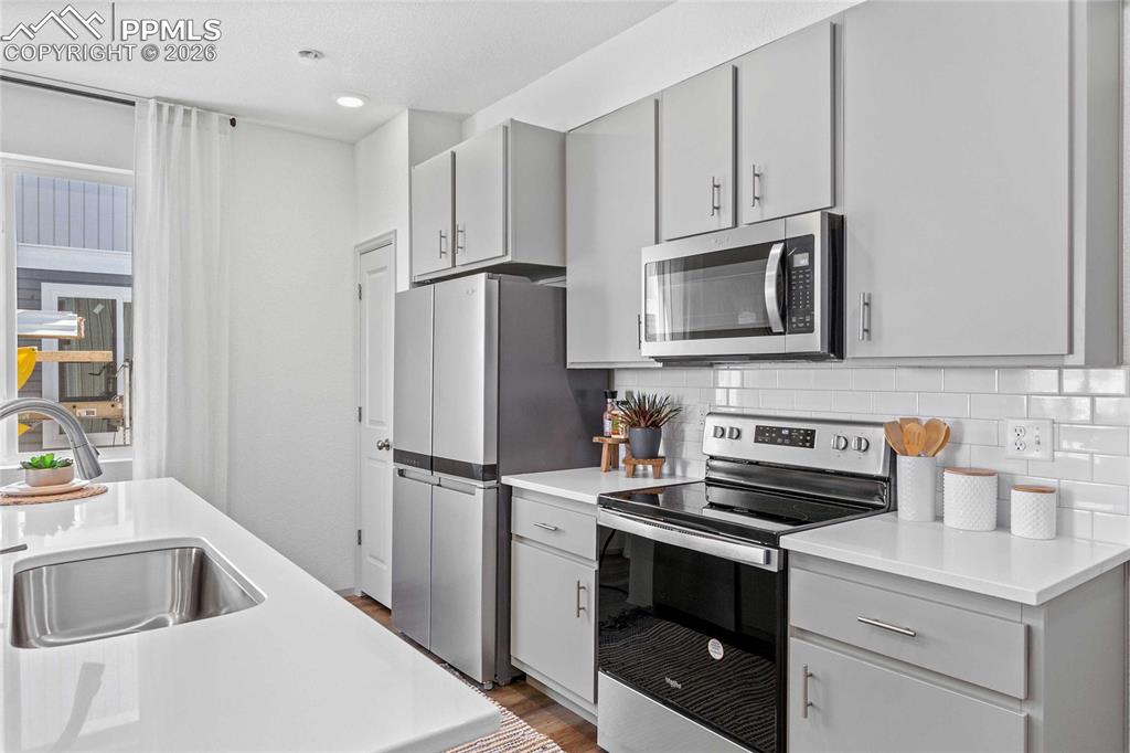 Photos of a model homes