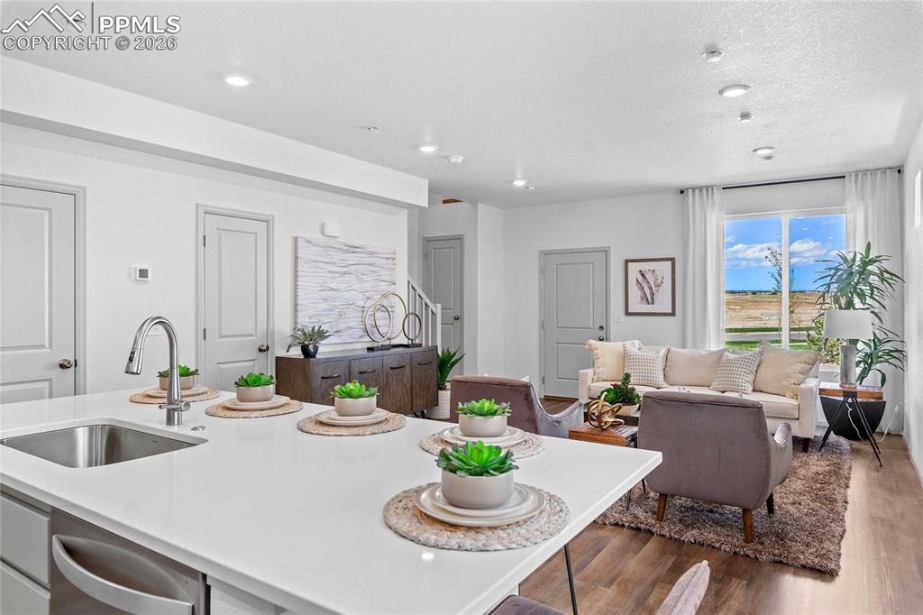 Photos of a model homes