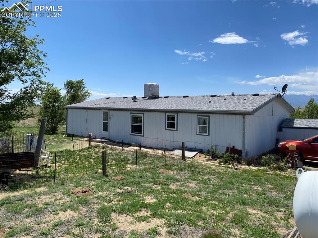 Spacious backyard with beautiful mountain views