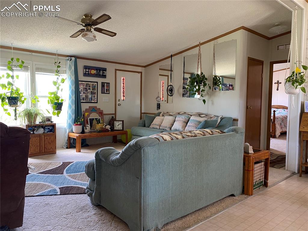 This open floor plan offers generous space for gatherings.