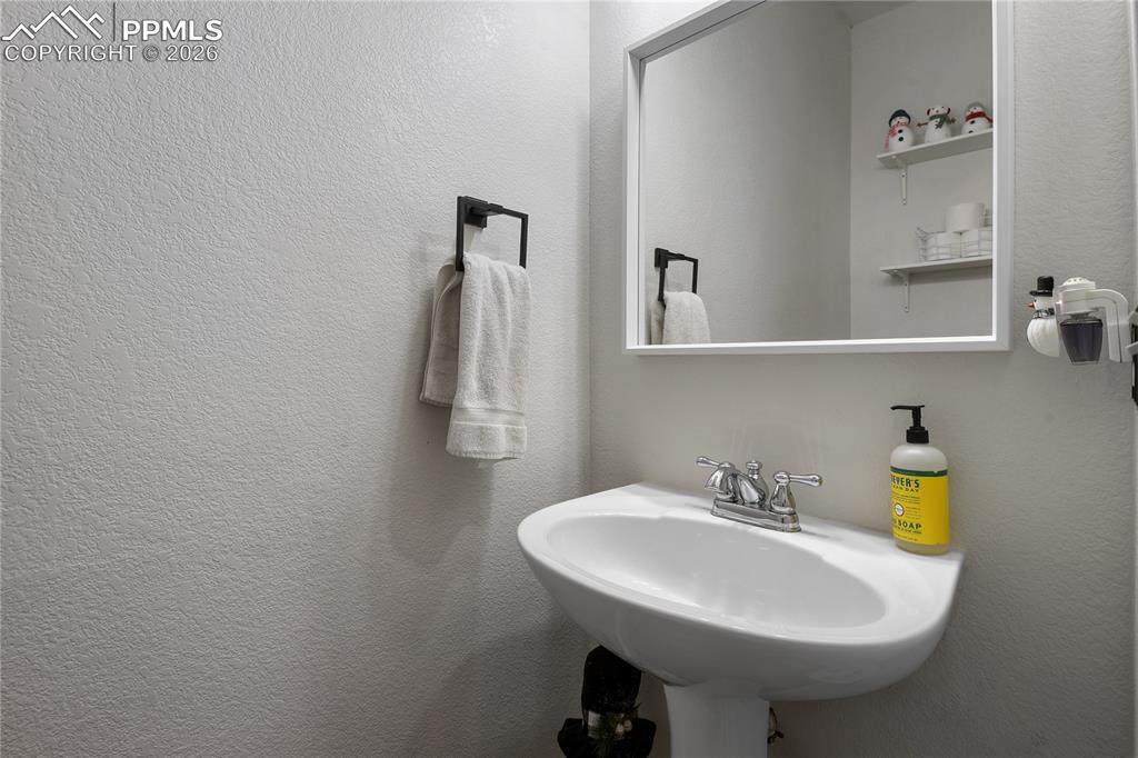 Main level half bath