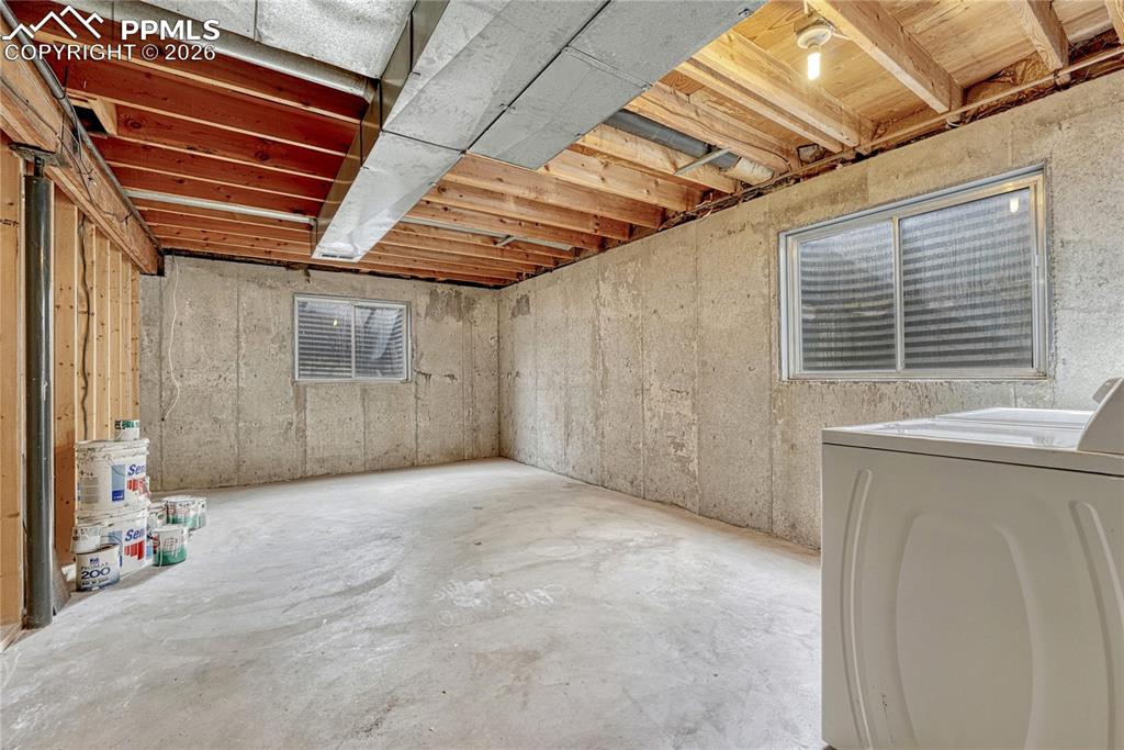 Unfinished basement 