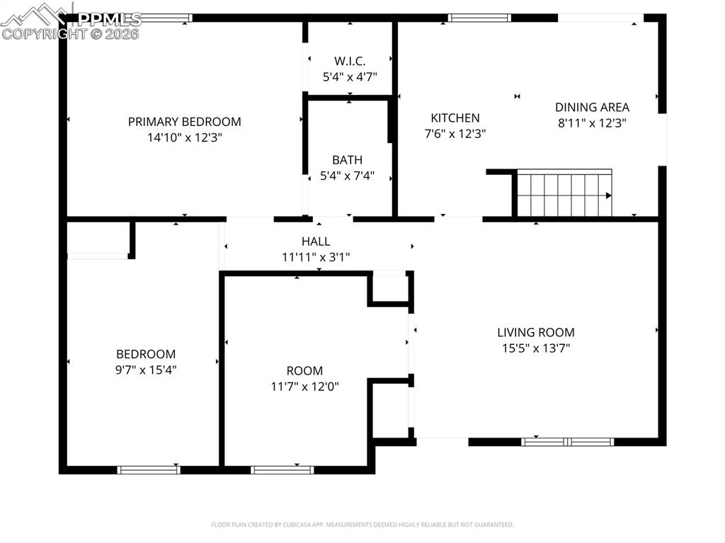 Main level floorplan
