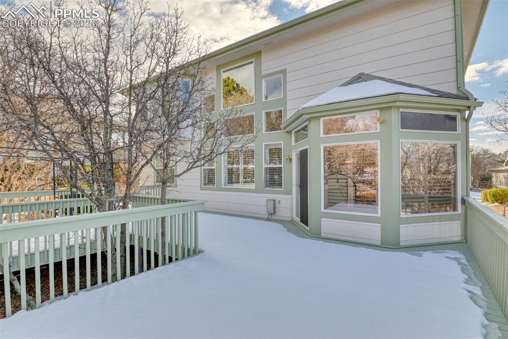 back side of the house