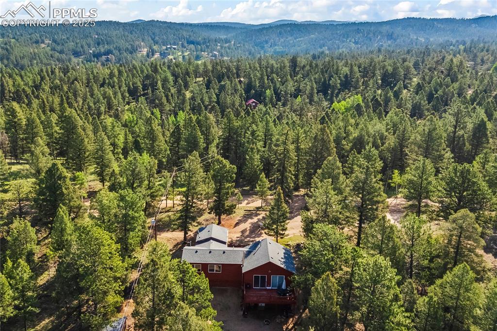 View from above property