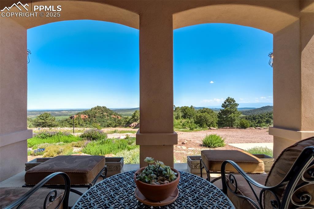Views from front veranda, located off of the kitchen.