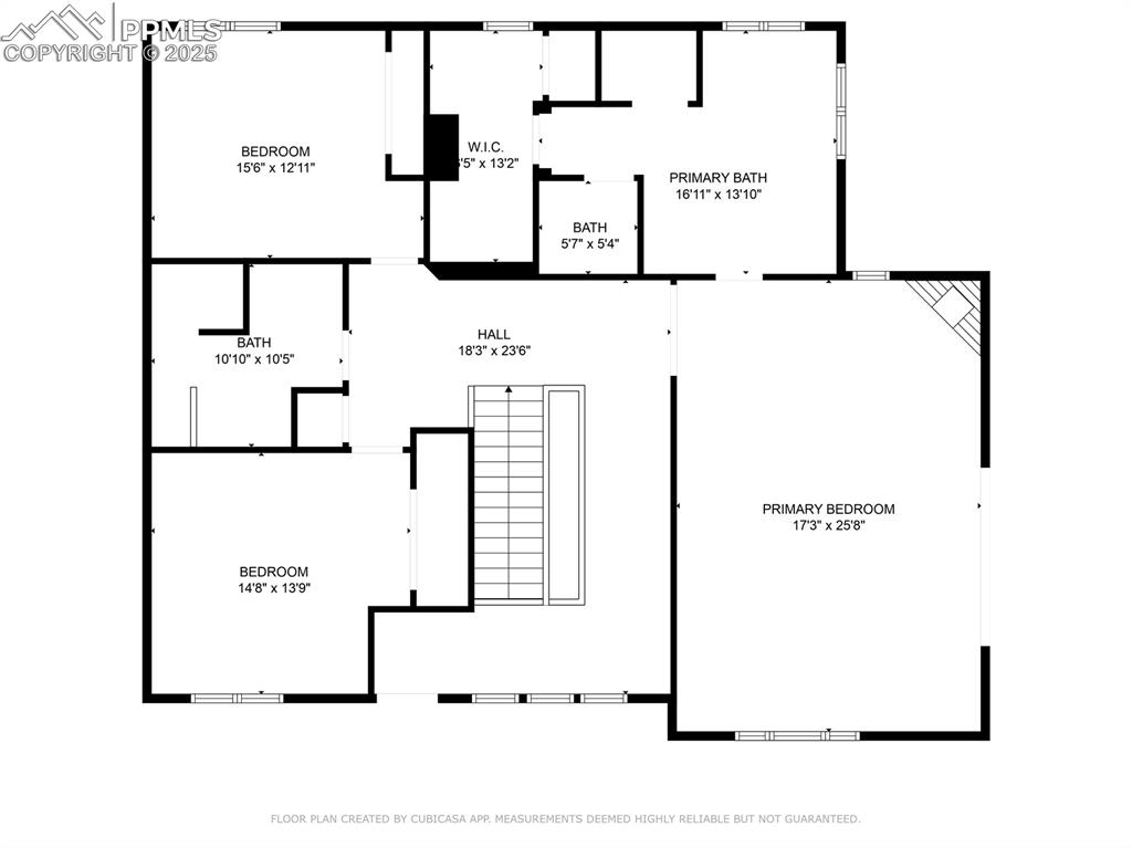 2nd Level Floor plan- accessible by ELEVATOR