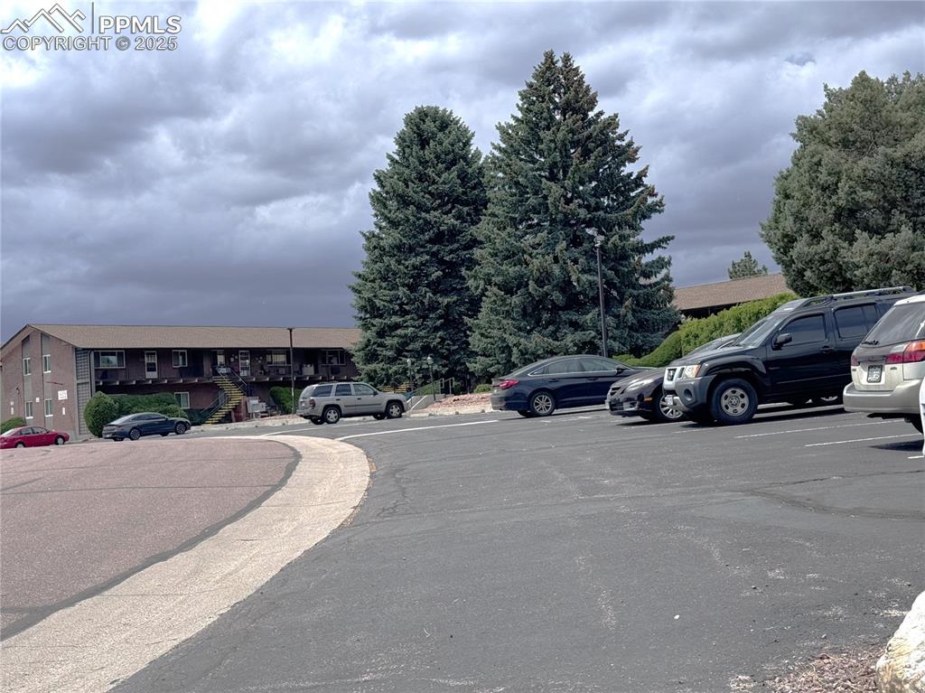 View of asphalt street