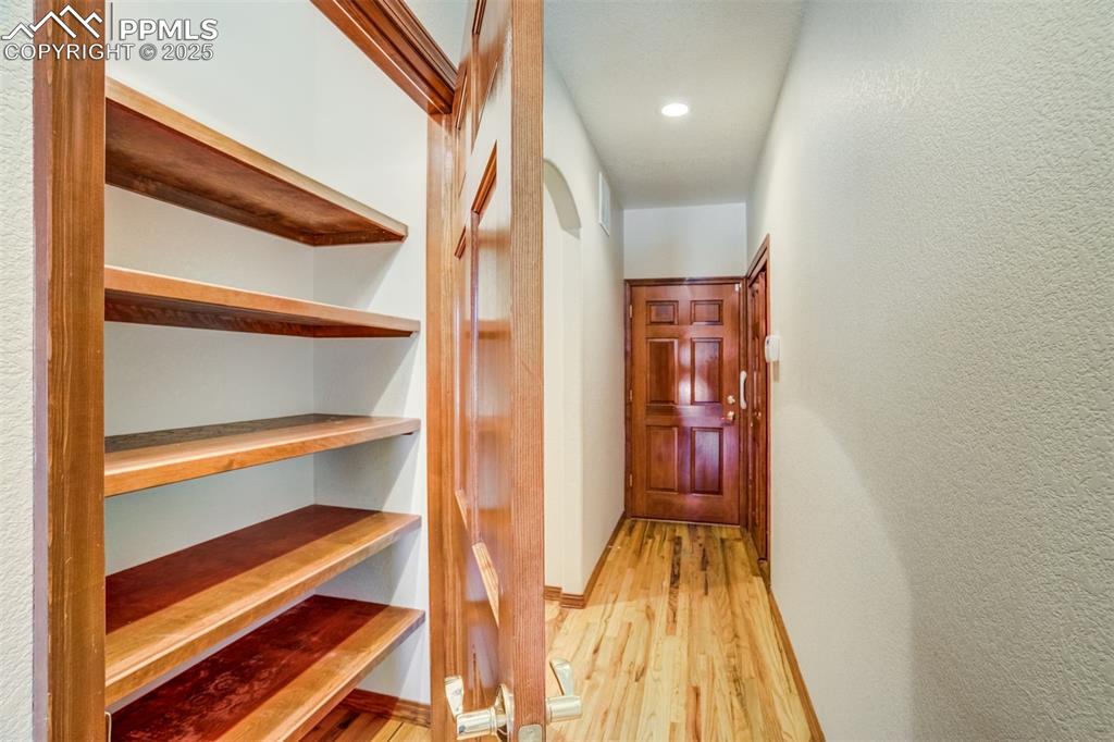 Pantry just off the kitchen 