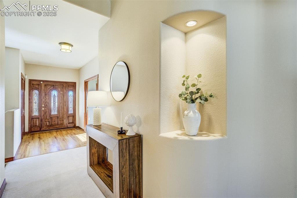 Custom details found throughout the home. 