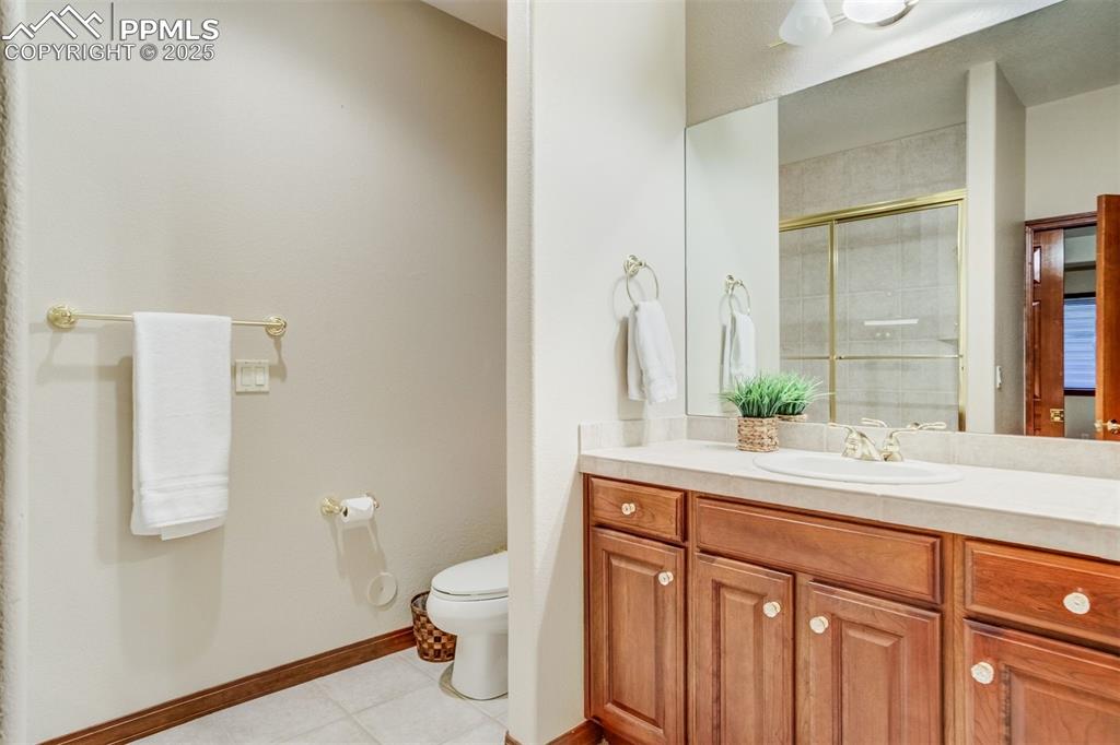 Full Jack-N-Jll bathroom in the basement 