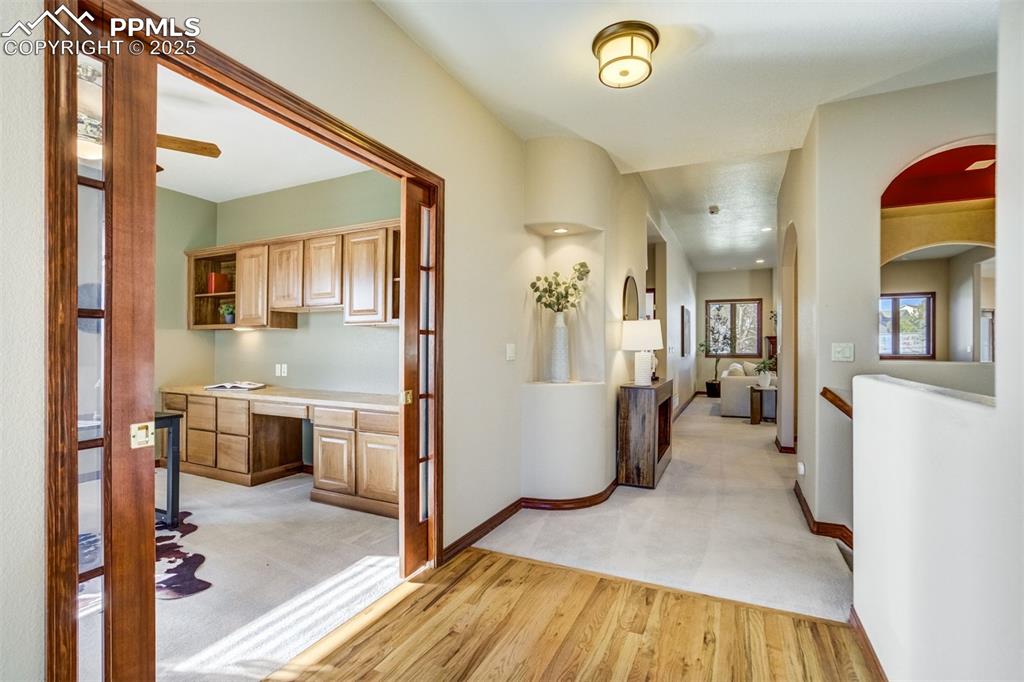 Entry way is refined & welcoming. 