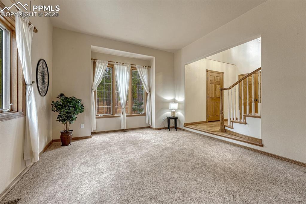 View of the Front Foyer from the Formal Living Room.
