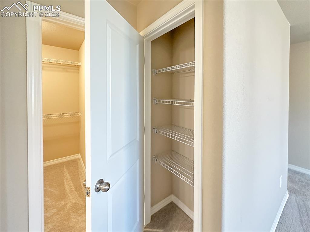 Primary bedroom linen closet