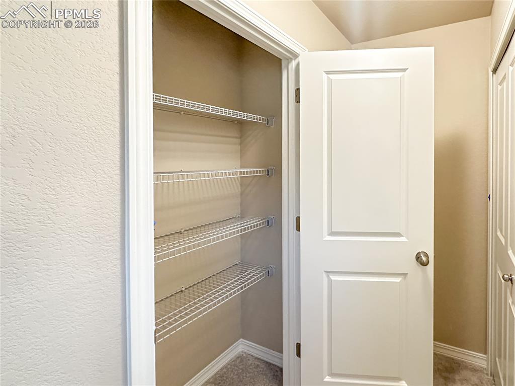 Upstairs linen closet 