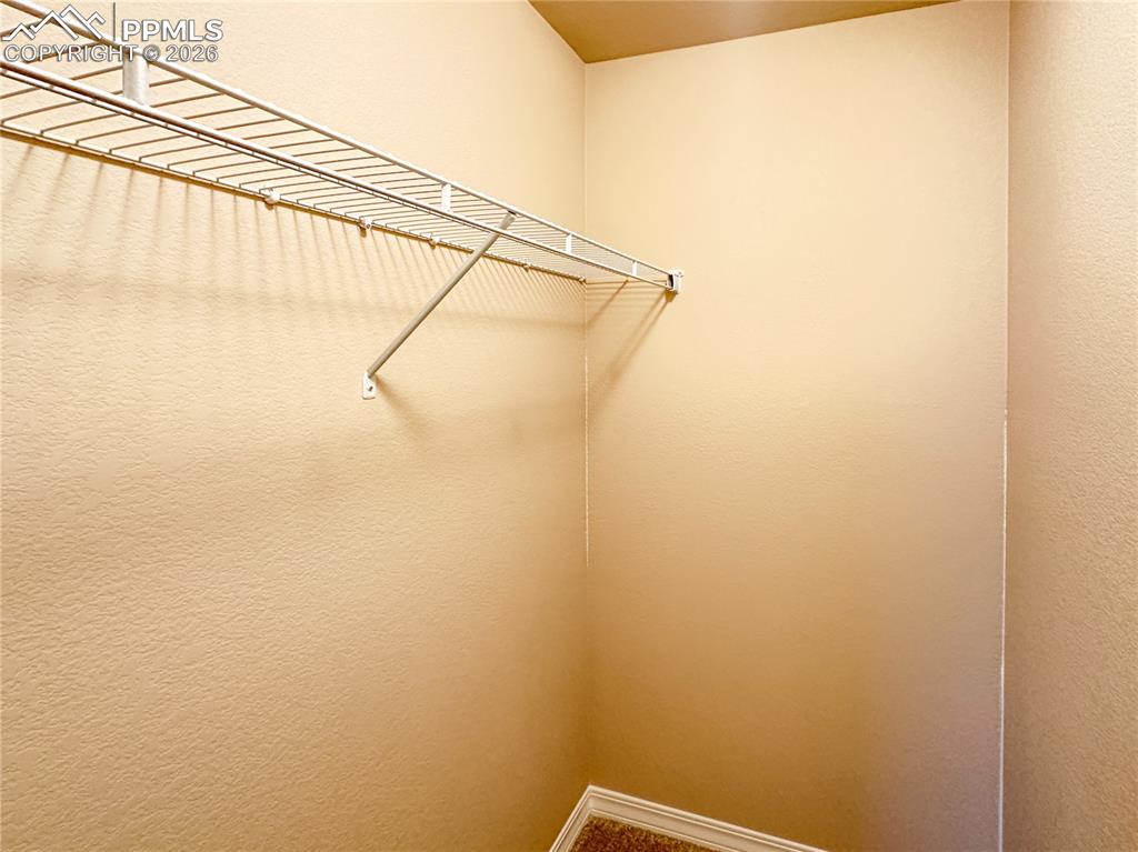 Secondary walk in closet 