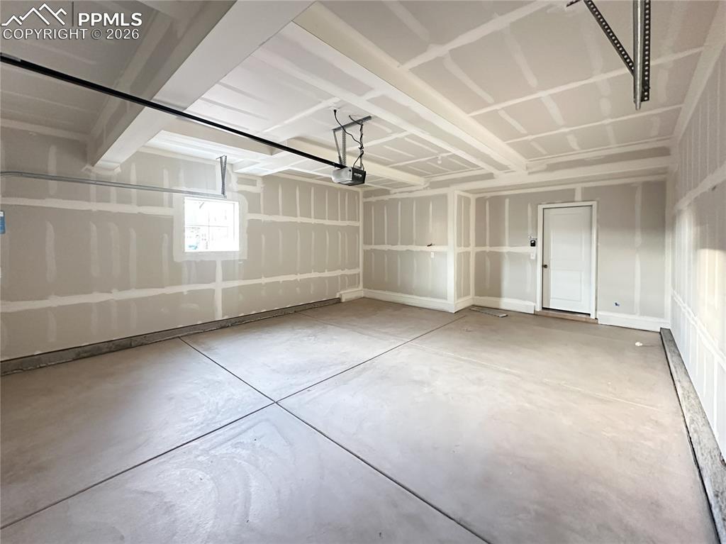 Oversized two car garage