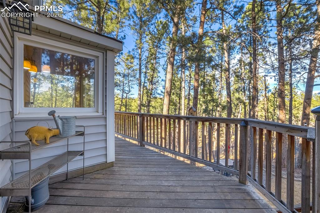 Expansive outdoor space, Brazilian hardwood deck with outdoor dining area, a Jacuzzi hot tub
