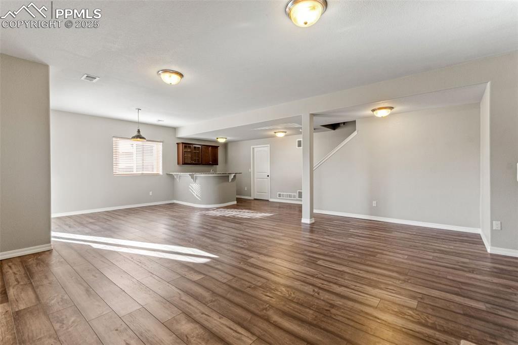 HUGE lower level living room