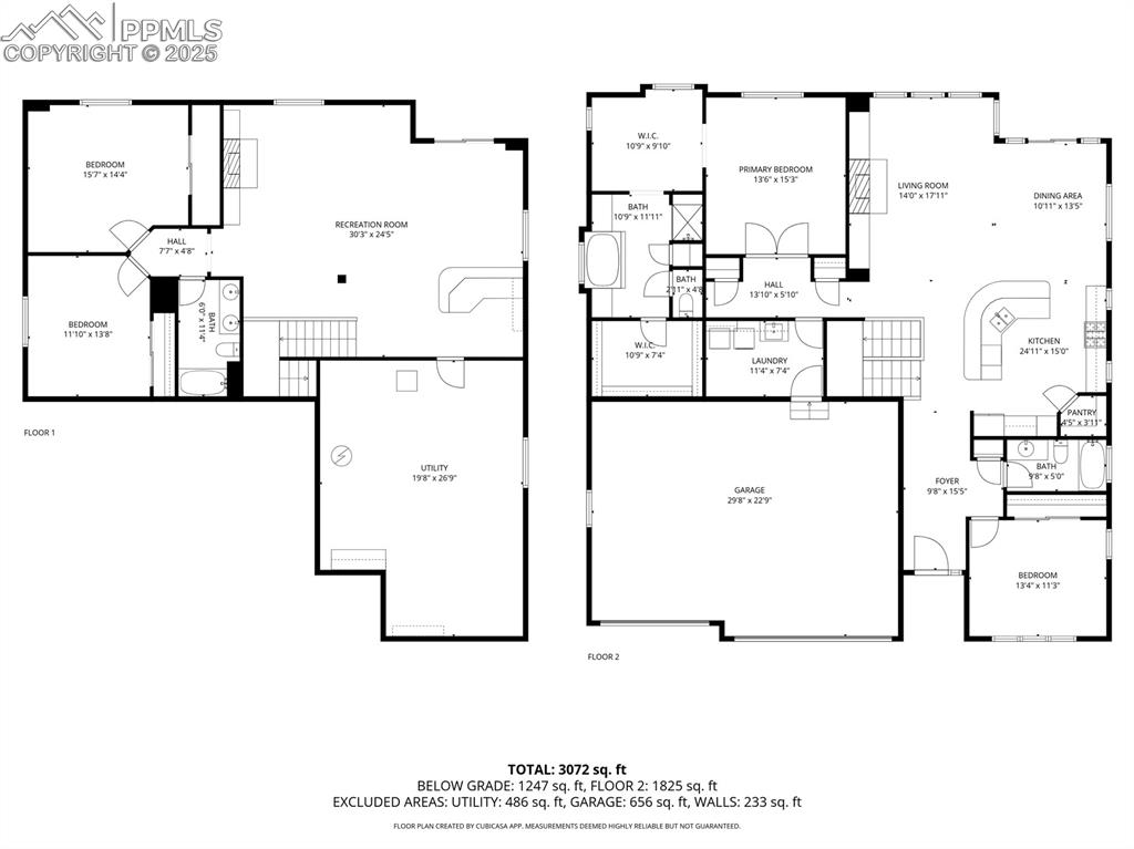 View of floor plan / room layout
