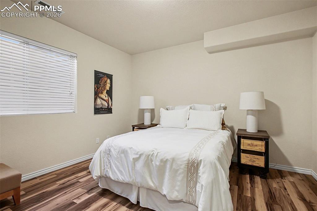 Secondary bedroom in basement