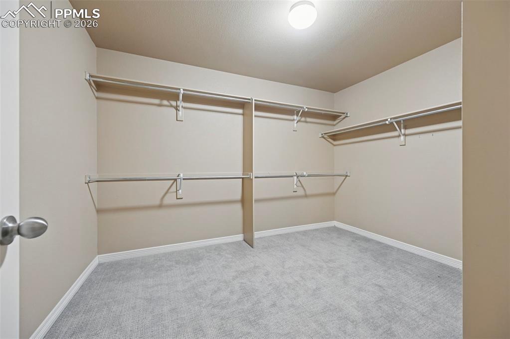 Primary walk in closet