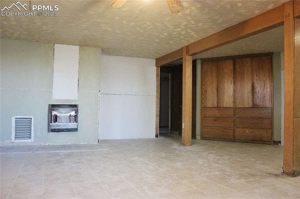 Basement rec room area (unfinished)