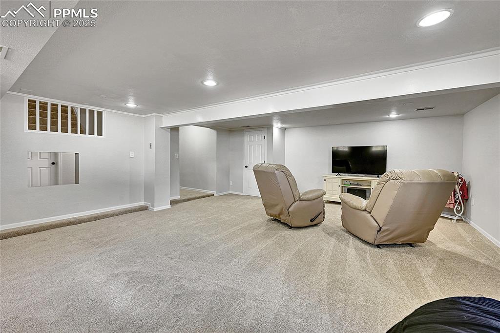 Basement family room 