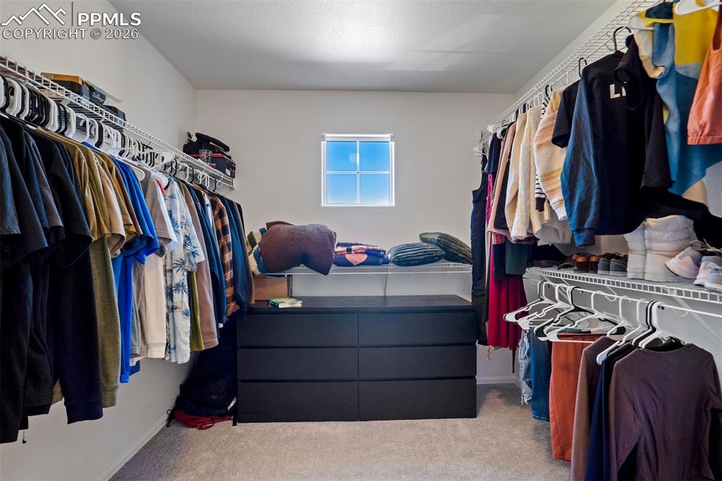 Does your closet have a window? This one does. 